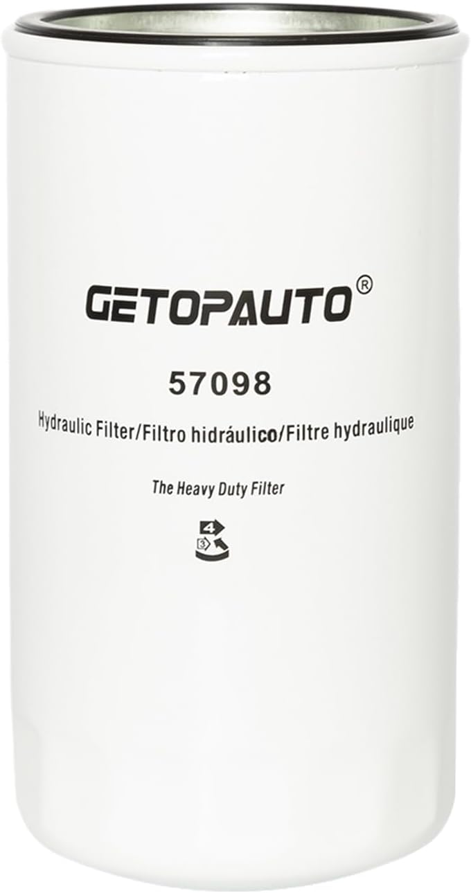 GETOPAUTO 57098 Hydraulic Oil Filter Compatible with Kubota Tractor L2900 L3130 L3300 L3410 L3430 L3560 L3710 L4600 L5040 M7040 MX4800 Replace P551779 HF35274 HHTA0-37710 - Image 1